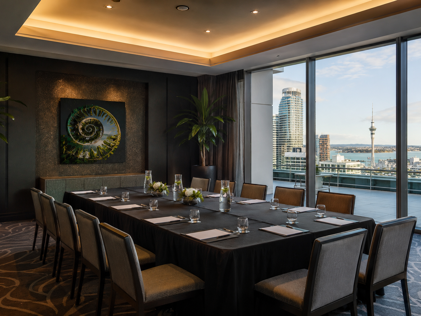 Meeting and private event room at PacificKoru Auckland